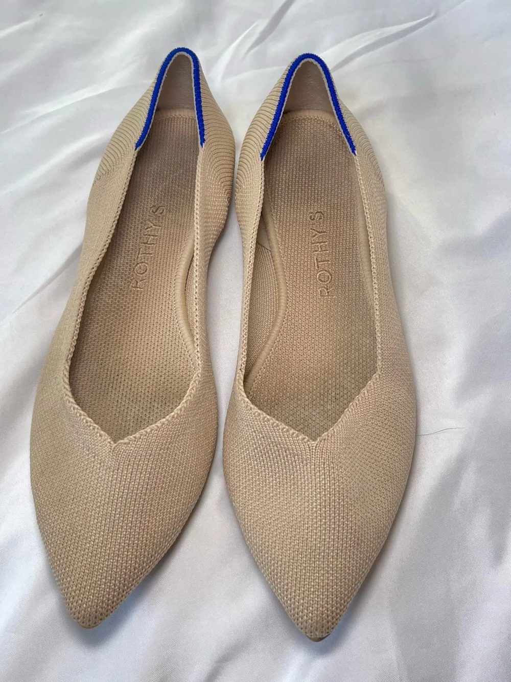 Rothys beige pointed